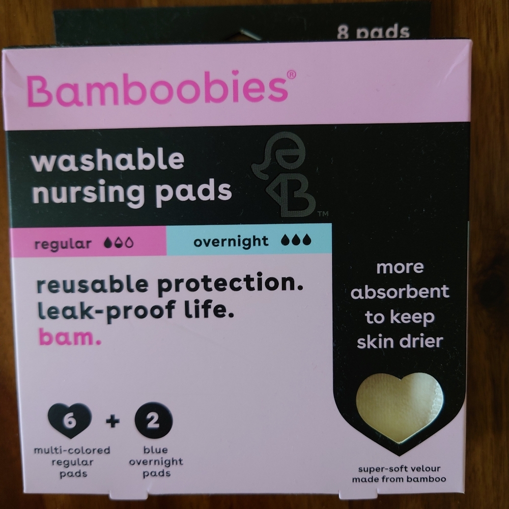 Bamboobies Bamboo Nursing Pads- NWT, never opened